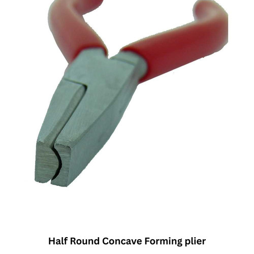 Jewelry making pliers half - pliers,