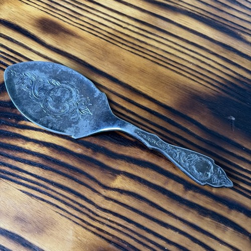 Silver plate cake server
