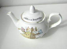 WHITTARD CHELSEA -  SMALL TEAPOT  - SHARING A CUPPA -  CAT & MOUSE - FREE UK P&P