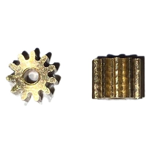 Brass pinion gears teeth - 2,