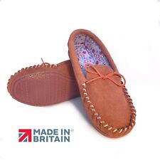 Ladies Moccasin Slippers Pink