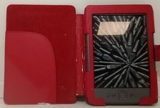 Amazon Kindle 4th Gen Model D01100 Grey Red