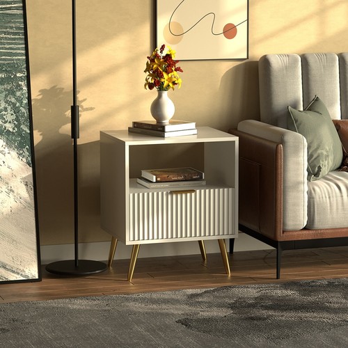 White chic wooden - white,