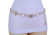 Women Gold Metal Chain Fancy