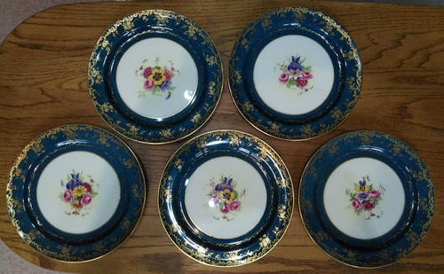 Royal worcester hand painted - 5,