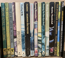 13 Vintage James Bond Novels (& 3 other Fleming/Bond Books) -Total 16 Paperbacks