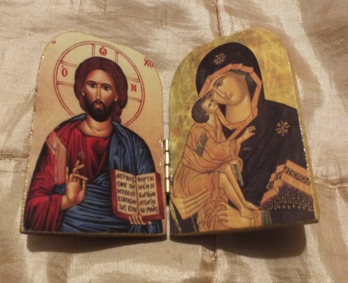 Wooden pocket religious - , icon