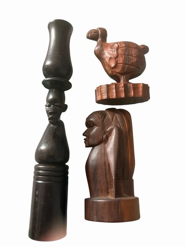 Vintage carved wood art - carved, wood.