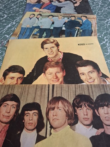 Vintage pop music posters - x,