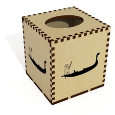 Square 'Man Rowing in Gondola'