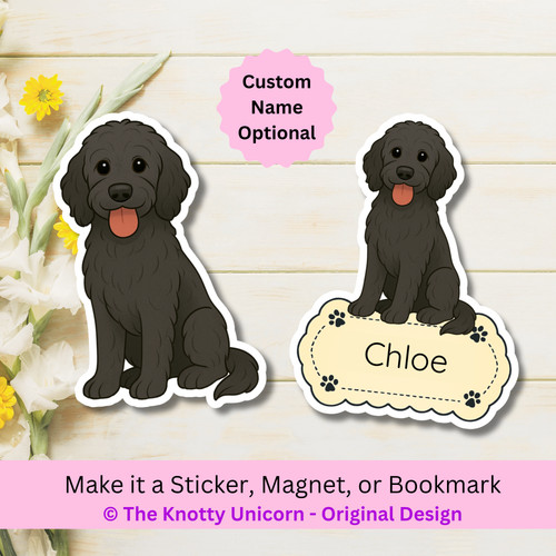 Personalized labradoodle dog - personalized,