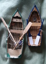 Two Hand Made Wooden Miniature