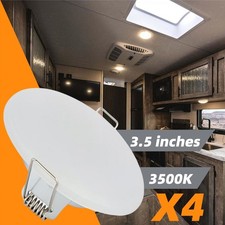 4PCS 12V 3.5" Recessed LED
