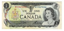 Canada 1 Dollar 1973 P-85