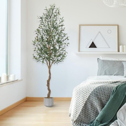 Artificial olive tree with - artificial,