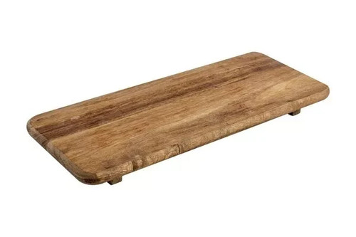 Acacia wood display platter - wood,