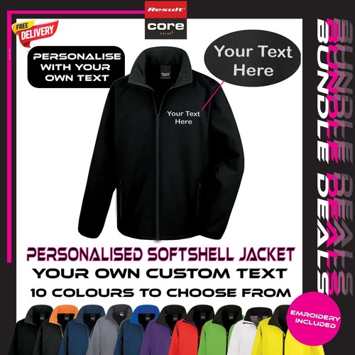 Personalised softshell jacket - personalised,