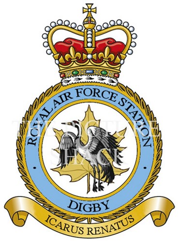 Raf station badge metal - badge,