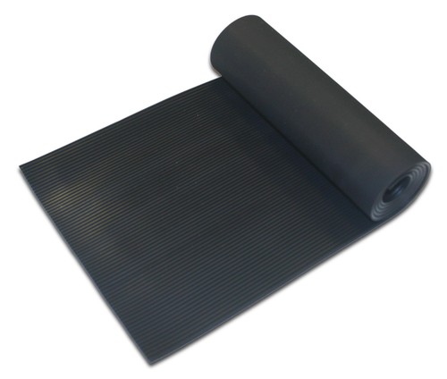 Fine ribbed rubber matting - fine,