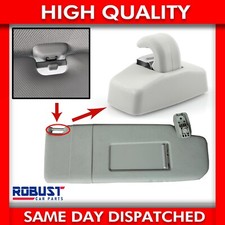 SUN VISOR HOOK CLIP BRACKET FOR VW GOLF CADDY PASSAT POLO TRANSPORTER 3B0857561B