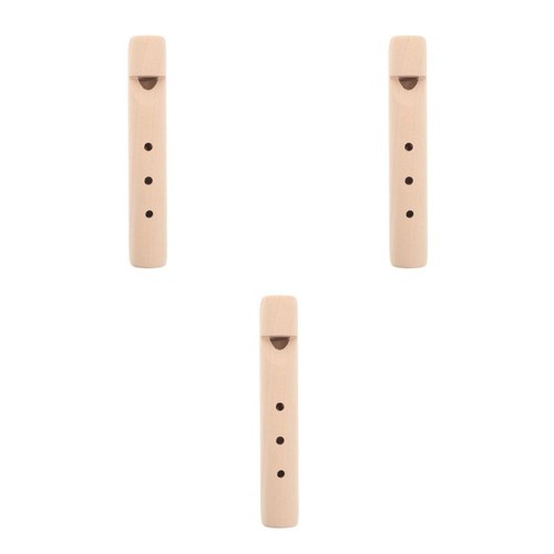 3pcs wooden flute for kids - kids, diy