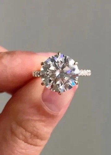 3ct round cut real - cut,
