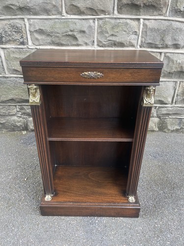 Antique mahogany small open - antique,