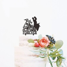 Motorcycle Wedding Cake Topper