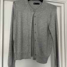 Ladies M&S Grey Cardigan Size