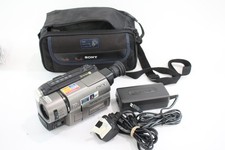Sony Handycam CCD-TRV46E Vintage Video Camera Working w/ Sony Carry Bag
