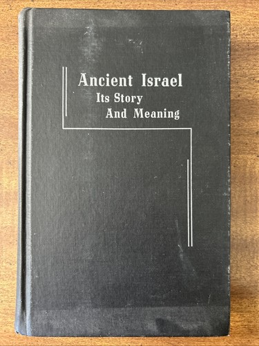 Ancient israel its story and - ancient,