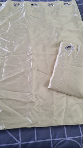 Modern faux silk - , eyelet