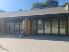 ALUMINIUM BIFOLDING BIFOLDS DOORS FOLDING BROWN EXTERNAL WIDE ORIGIN EXTERIOR