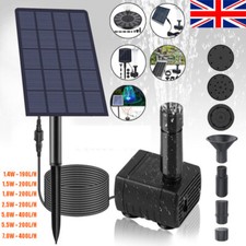 Solar panel powered water pump - panel,