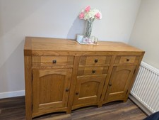 Solid Oak Sideboard with 3