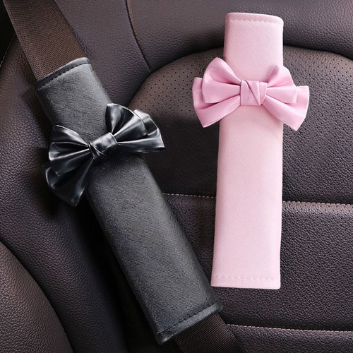 2pcs bow tie leather - leather, seat