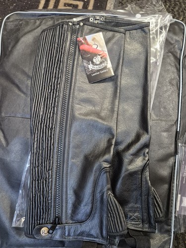 Rhinegold leather gaiters - leather,