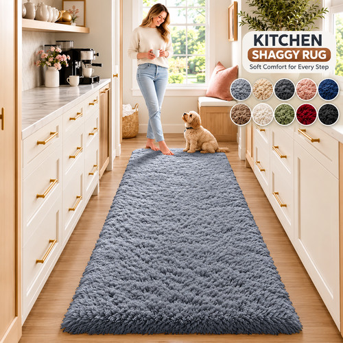 Kitchen runner rug - rug, slip