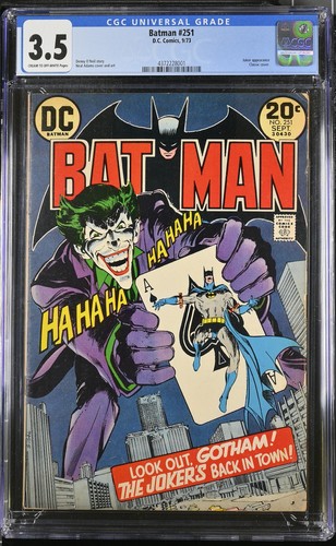 Batman 251 cgc 5 classic - batman, #251