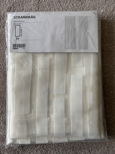 New ikea strandrag ivory - strandrag, sheer
