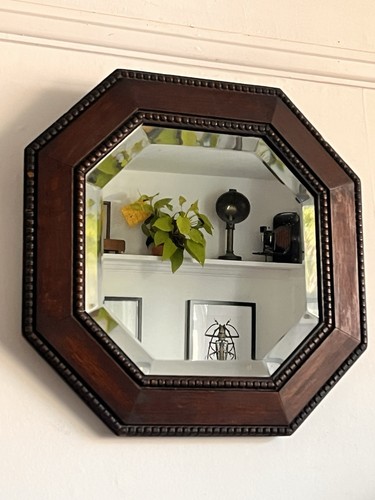Edwardian octagonal oak wall - octagonal,