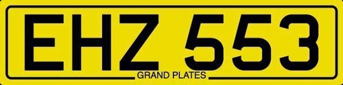 Dateless private number plate - number,