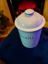 Vintage White Ceramic Biscuit