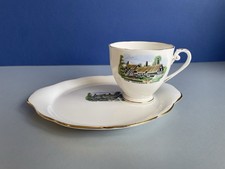 Vintage Royal Grafton Anne Hathaways Cottage Bone China Cup Cake Plate Set