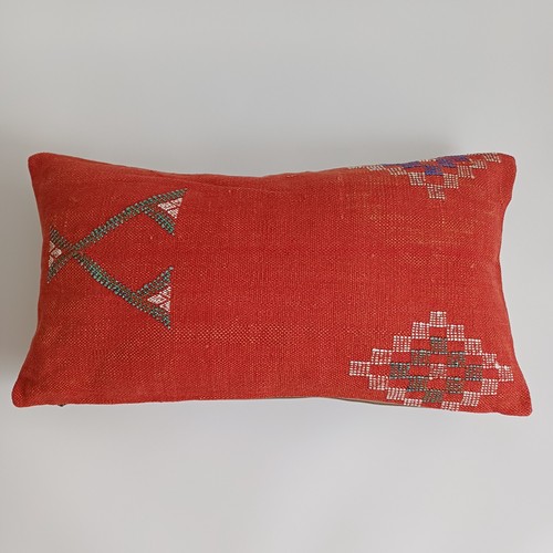 Moroccan cactus silk cushion - cactus,