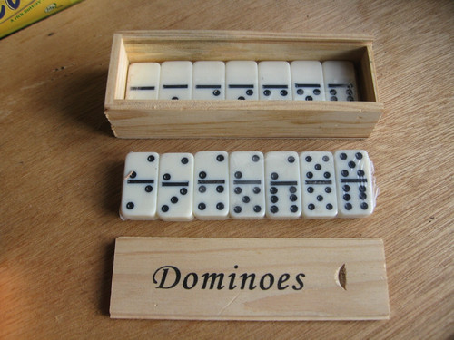 Vintage dominoes double - vintage,