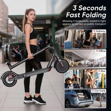 Foldable Tuya Electric Scooter 30KM 350W Adult Folding E-Scooter 7.8AH
