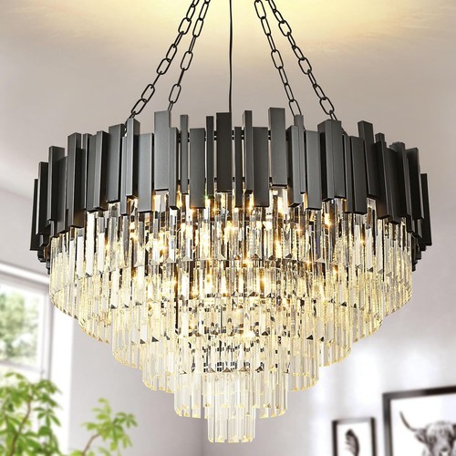 Modern crystal chandelier - modern,