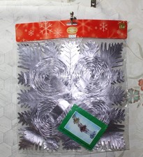 Vintage 80s Silvery Lilac Foil