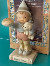 ENESCO MEMORIES OF YESTERDAY 526452 SIMPLE SIMON ONCE UPON A FAIRY TALE LTD MIB